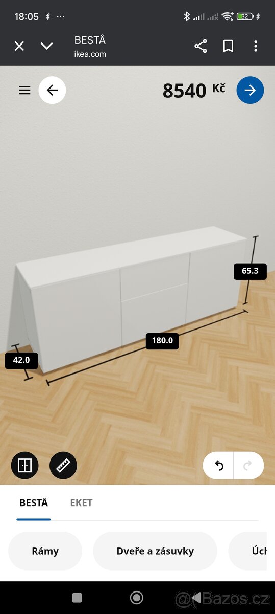 TV stěna / komoda IKEA BESTA - 7