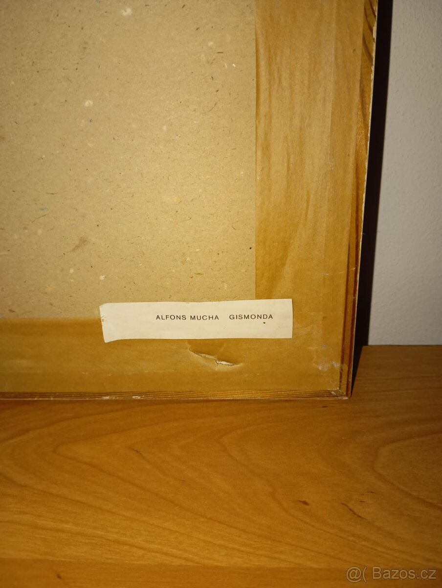 Sada 4ks secesních obrazů - Alfons Mucha - 7