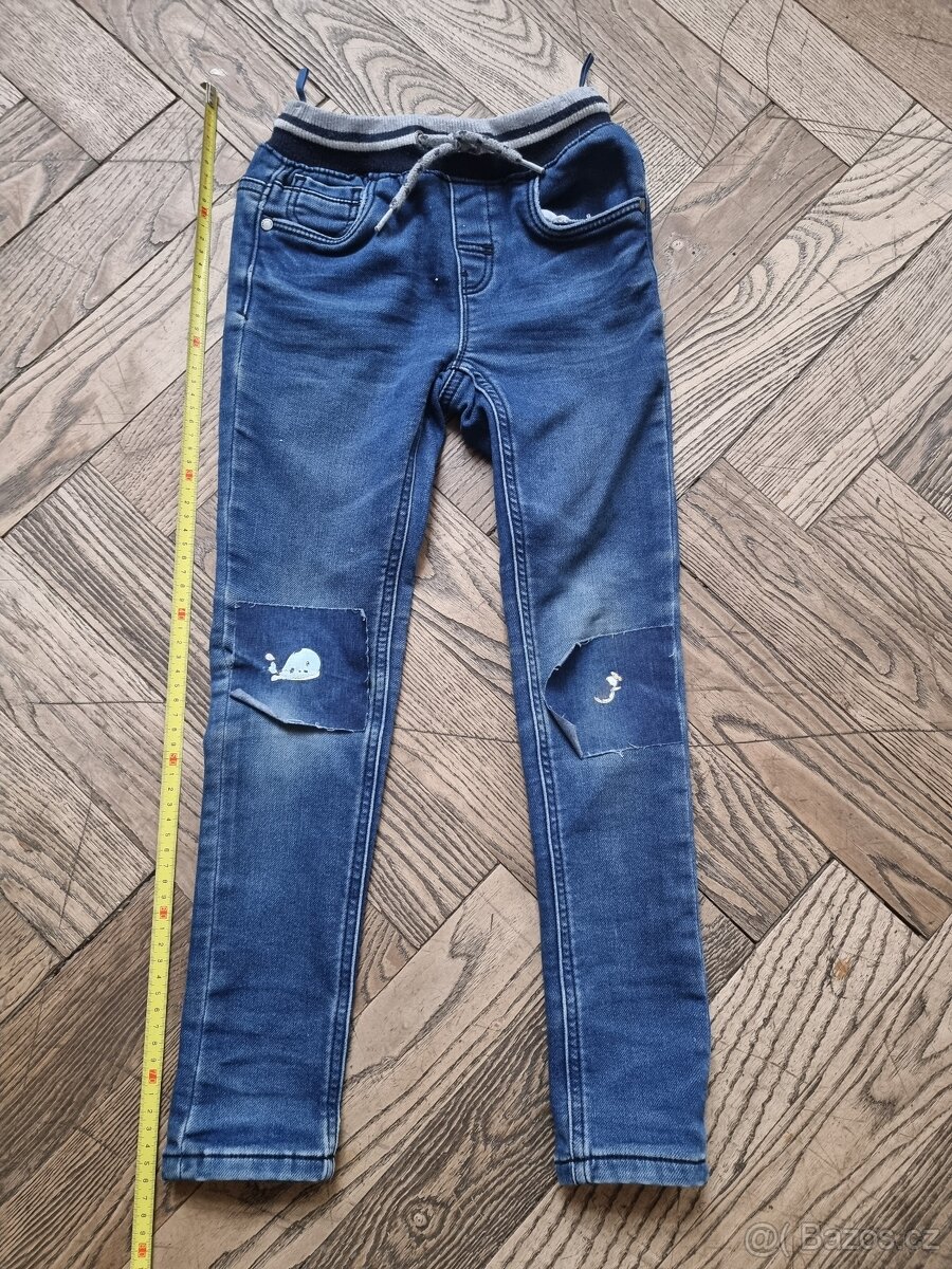 Džíny rifle kalhoty dámské dívčí - 7