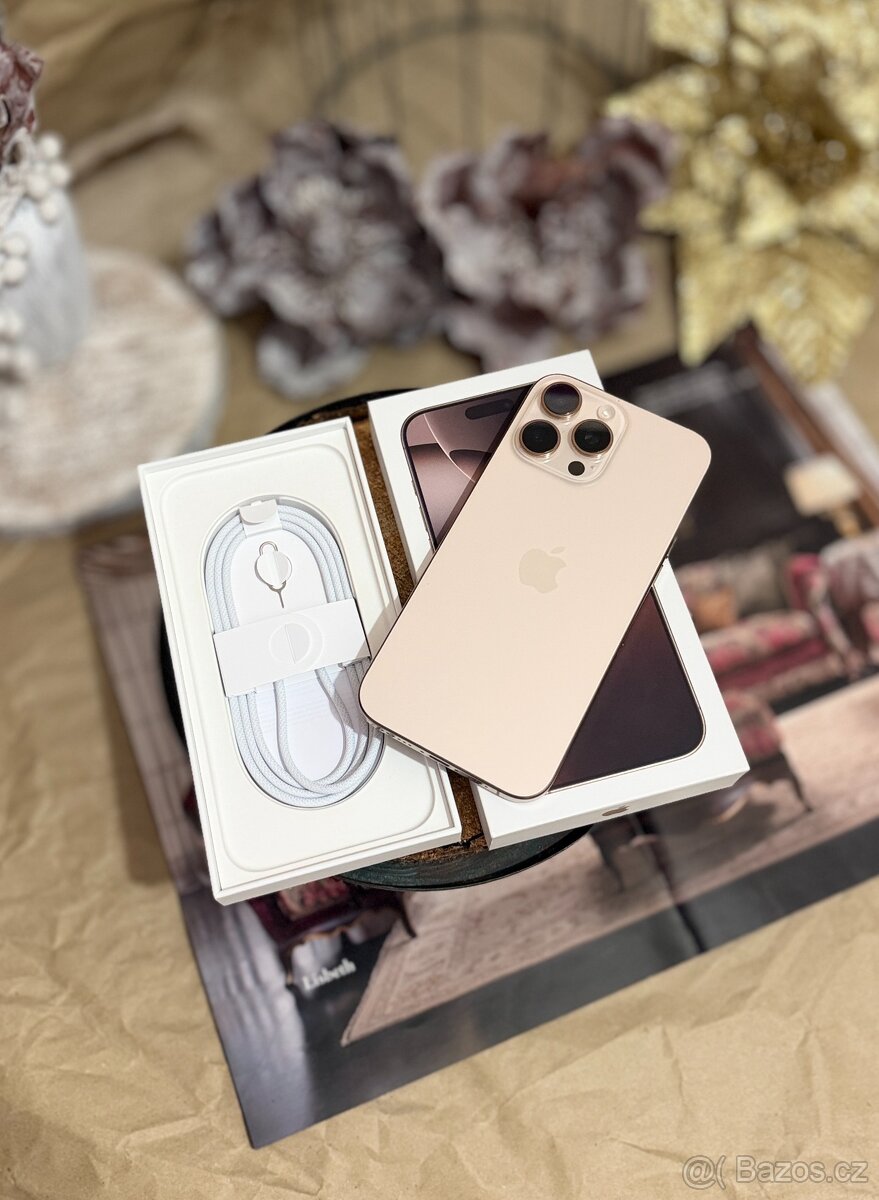 Apple iPhone 16 Pro Max 256GB Desert Titanium Super stav - 7