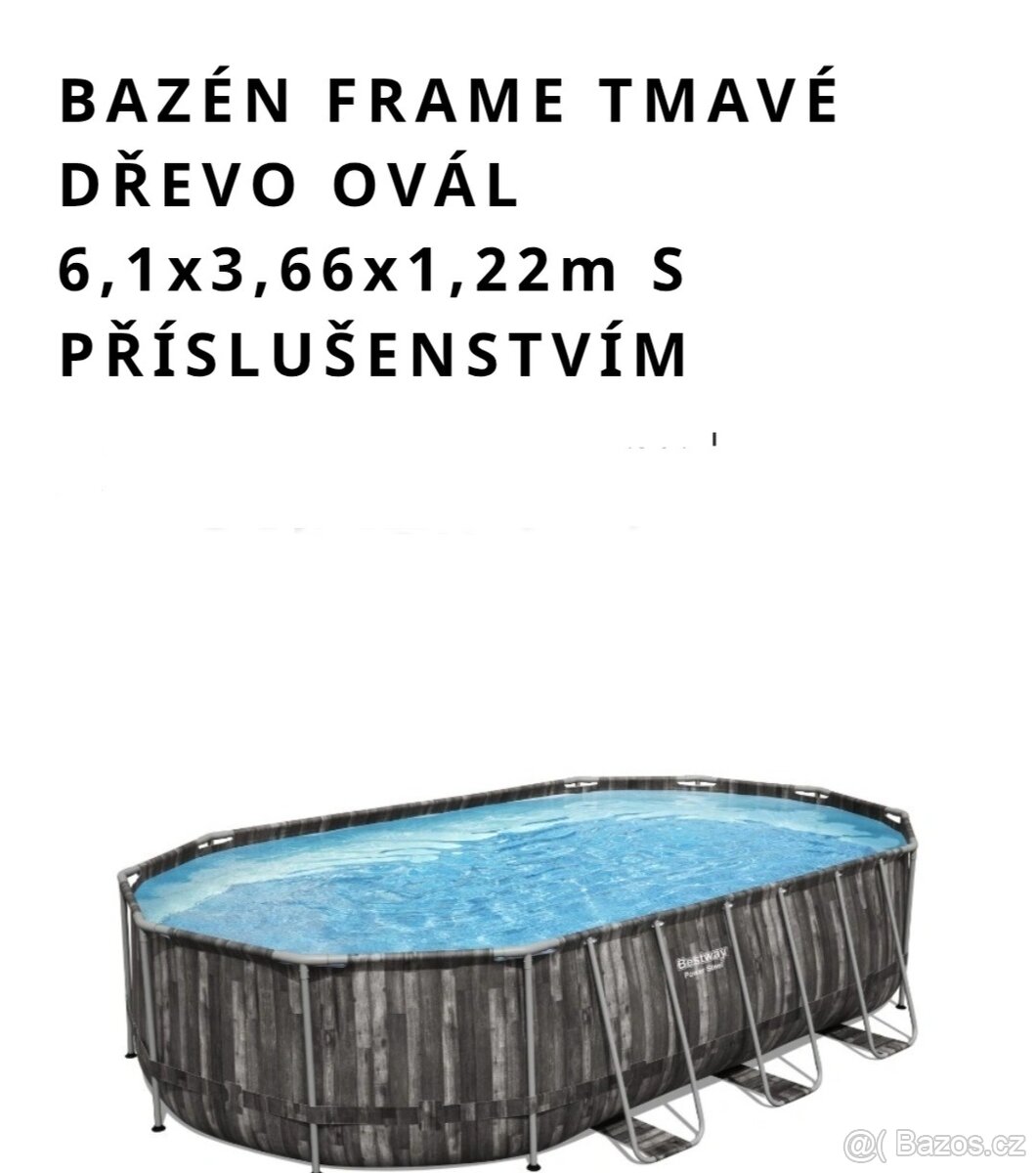Bazén Bestway 6,1x3,66m, 1,22m - 7