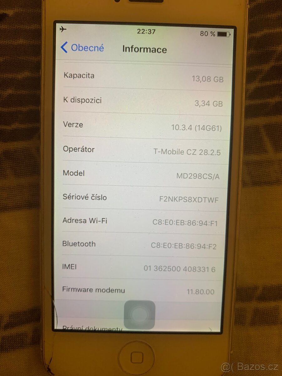 Apple iPhone 5 plně funkční - 7