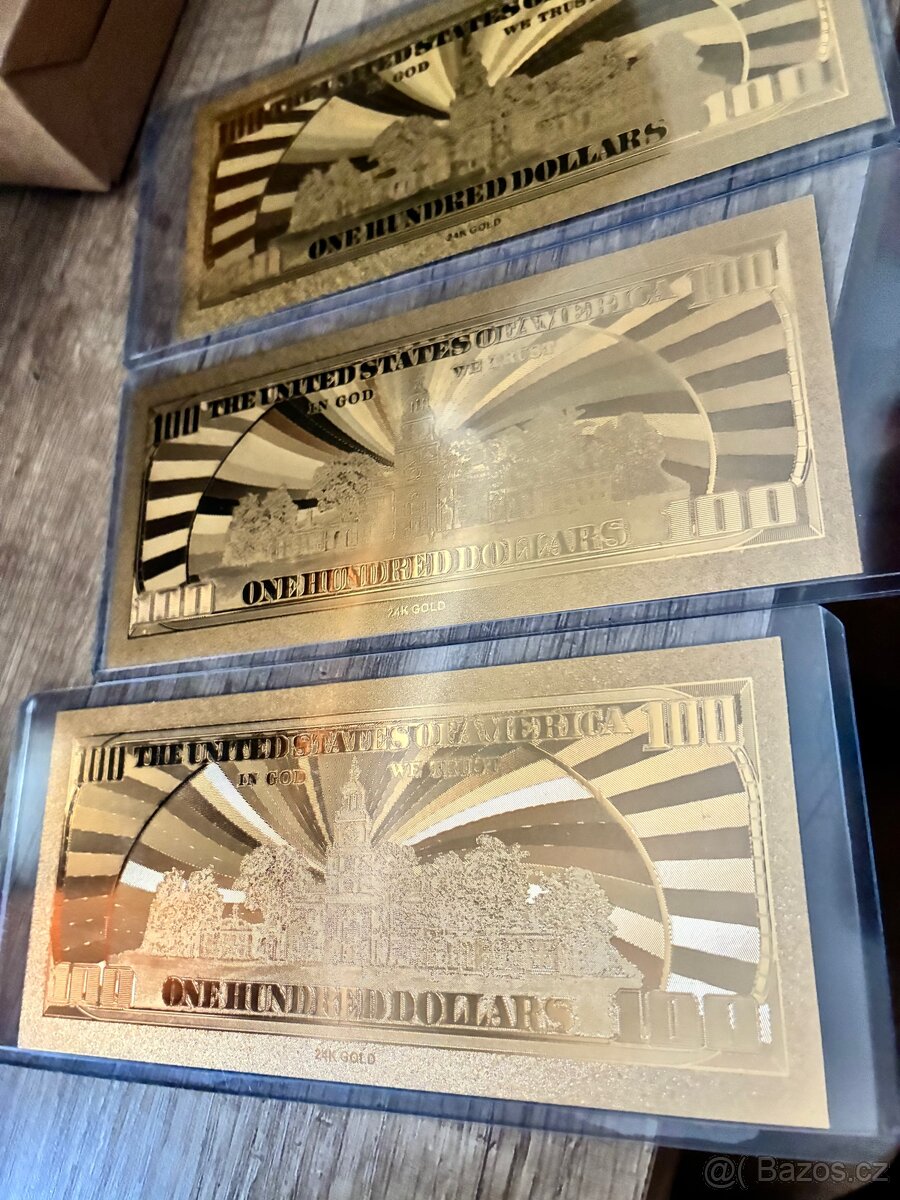 24 karatu. USA. $100 - 7