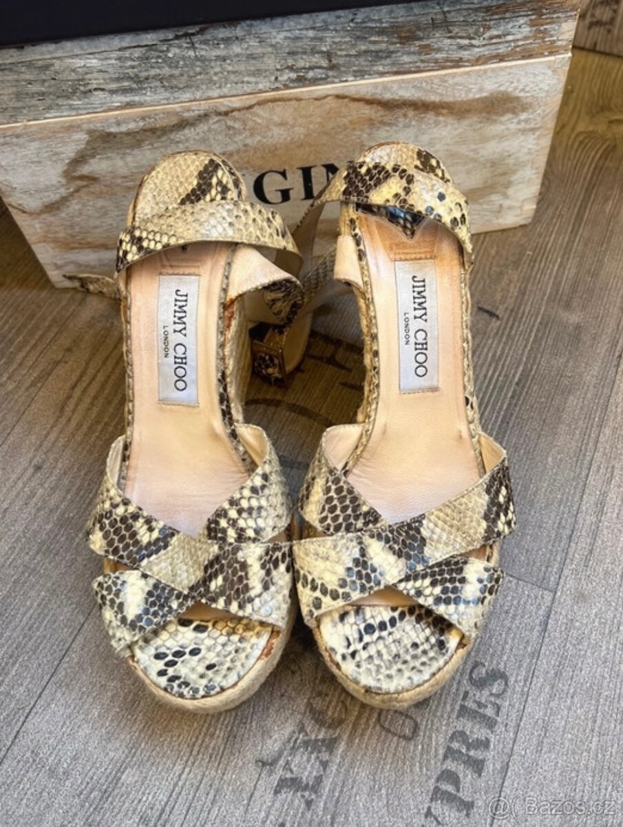 Jimmy Choo boty na klinku, originál - 7