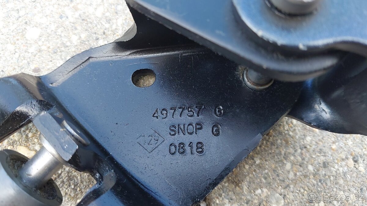 Dacia Dokker – Lišta pojezdu levá 3ks - 7