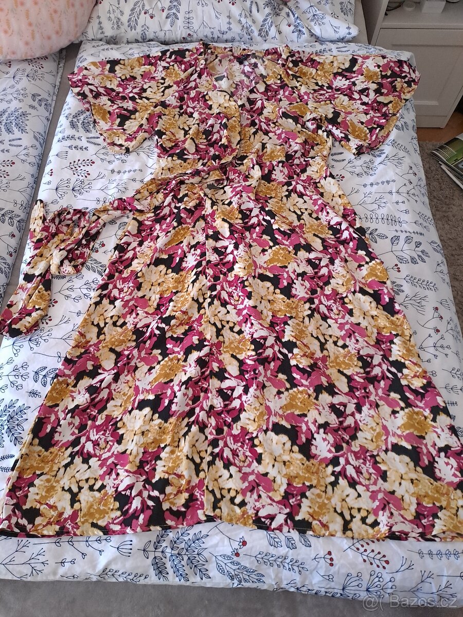 Zavinovací midi šaty Lindex, vel. M - 7