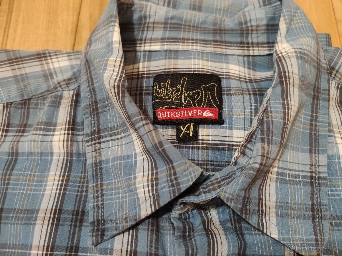 Quiksilver pánská kostkovaná košile - 7