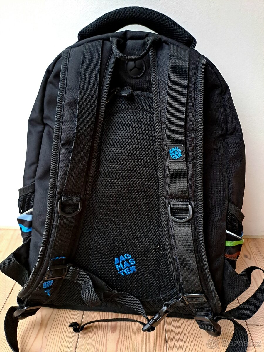 Černý studentský batoh Bagmaster - 7