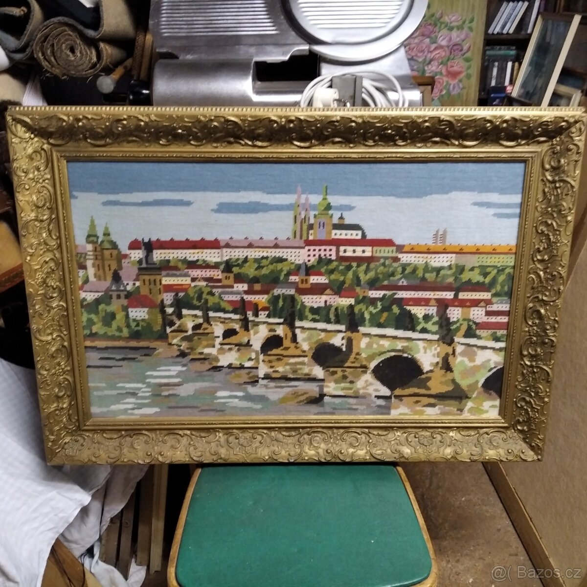 stare gobeliny v ramech zlacenych - 7