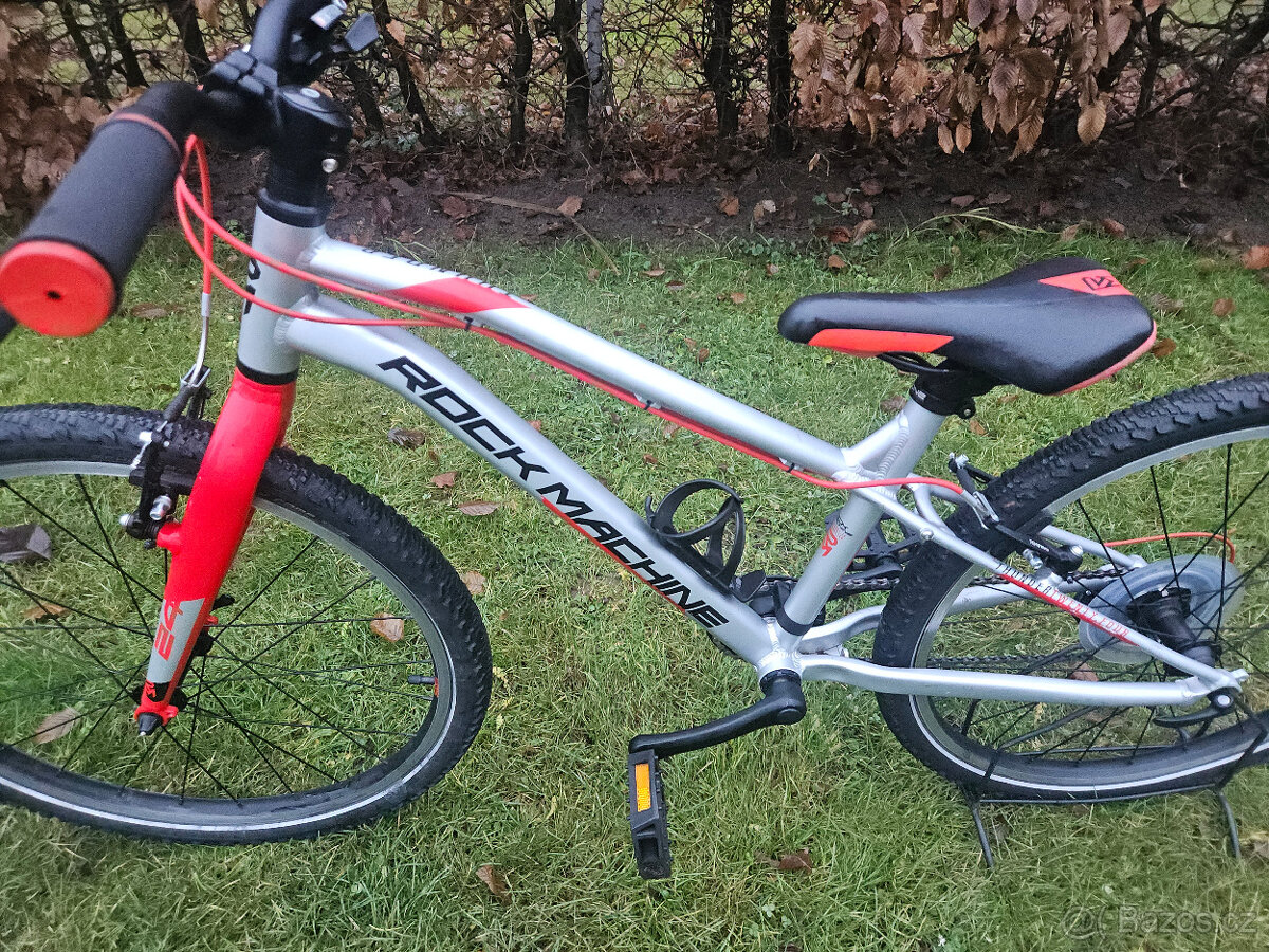 Lehké 24" juniorské horské hliníkové kolo ROCK MACHINE - 7