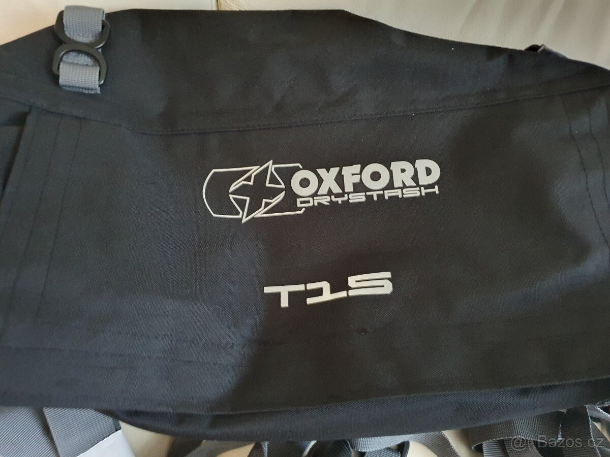 Vodotěsný vak na motorku Oxford DryStash T15 černý (22 l) - 7