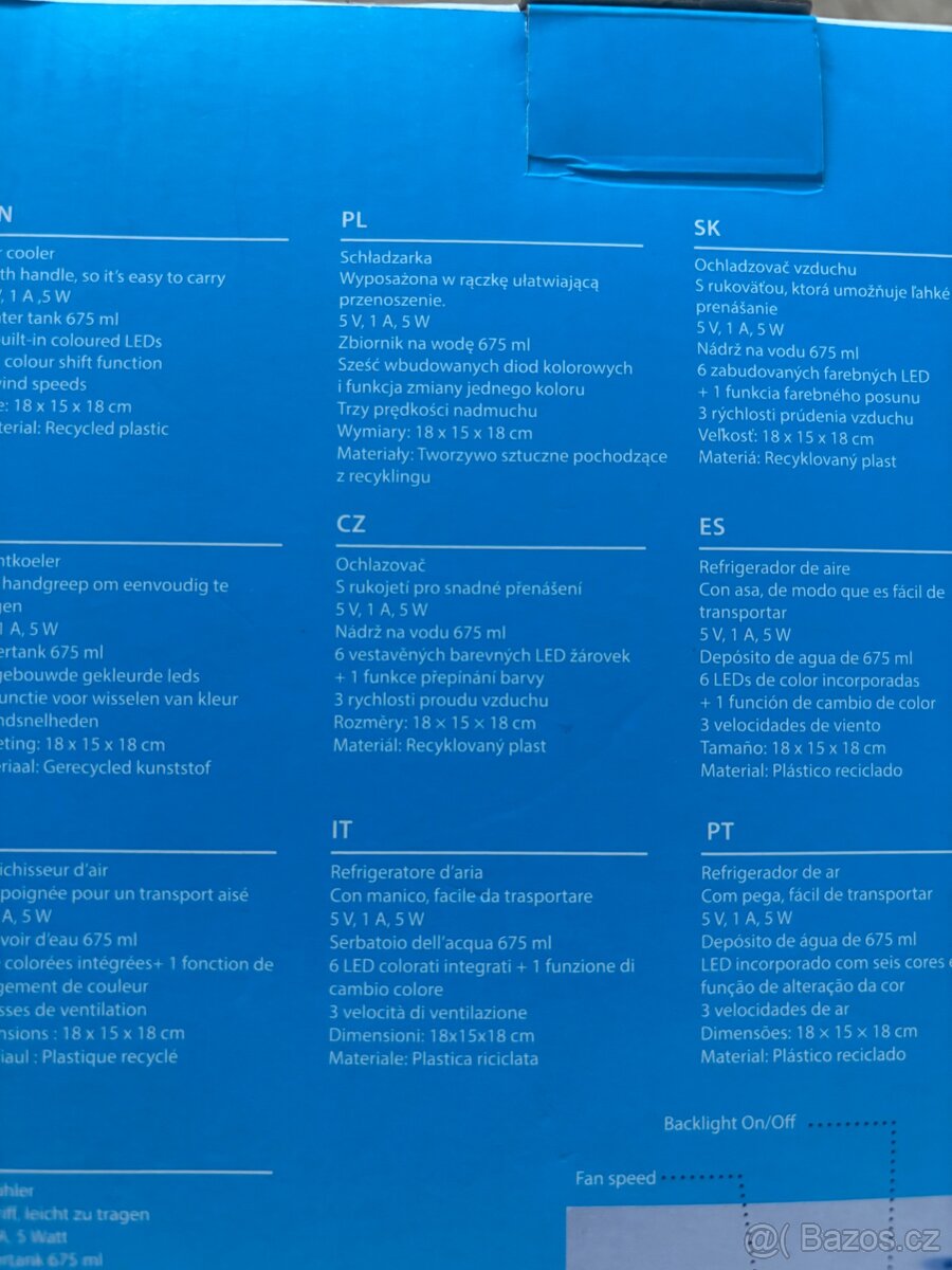 Ventilátor / stolní / přenosný - 7