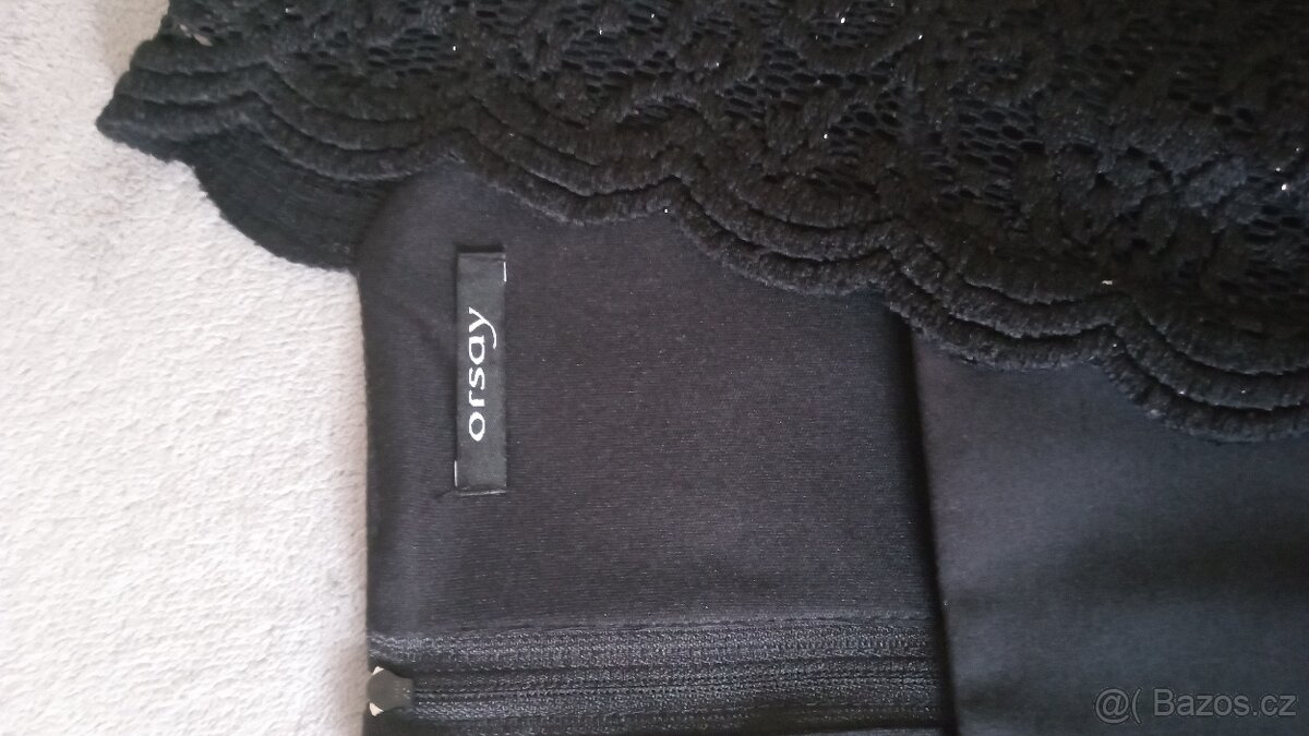 Černé šaty Orsay - 7