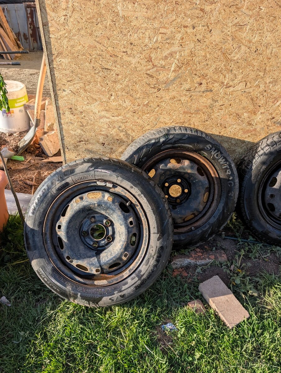 5x100 R14 8x ocelových disků - 7