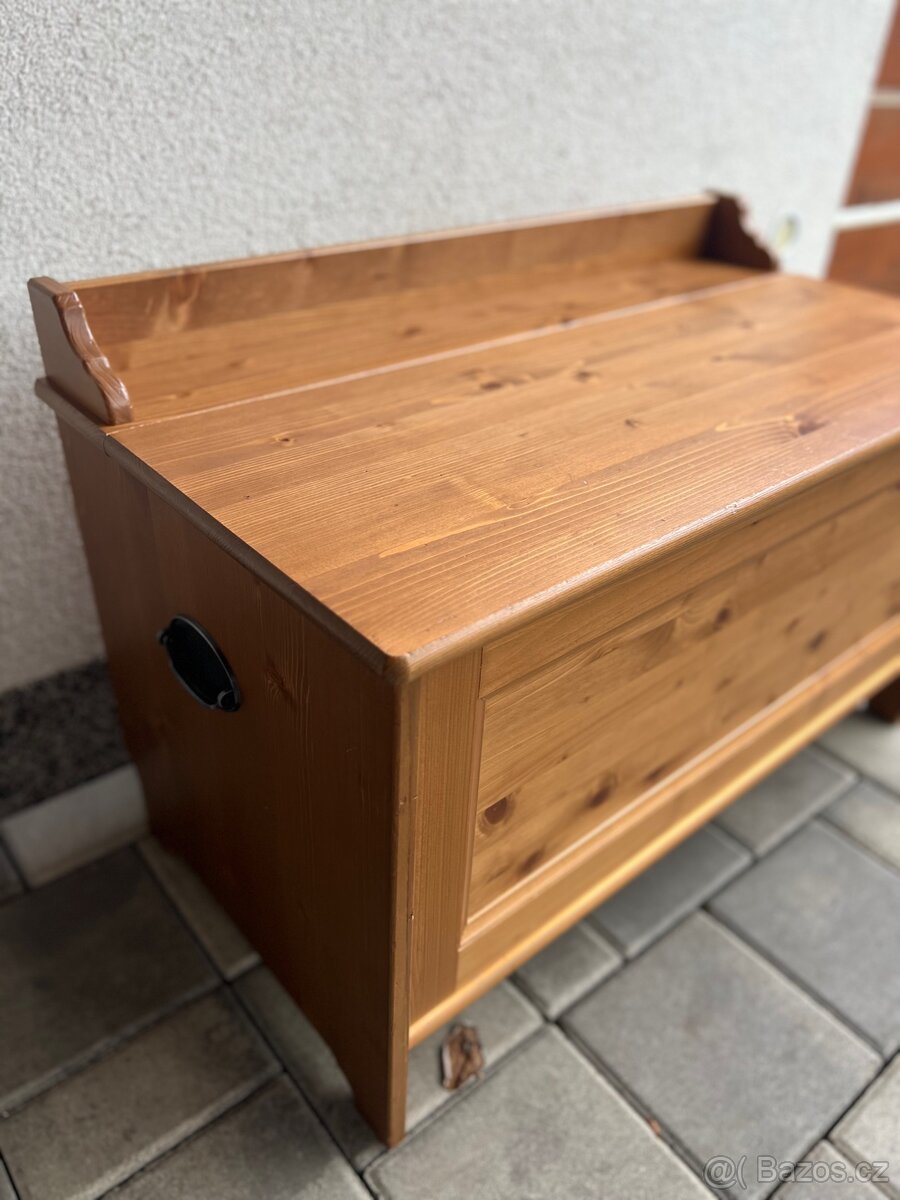 Box truhlice lavice Ikea Leksvik - 7