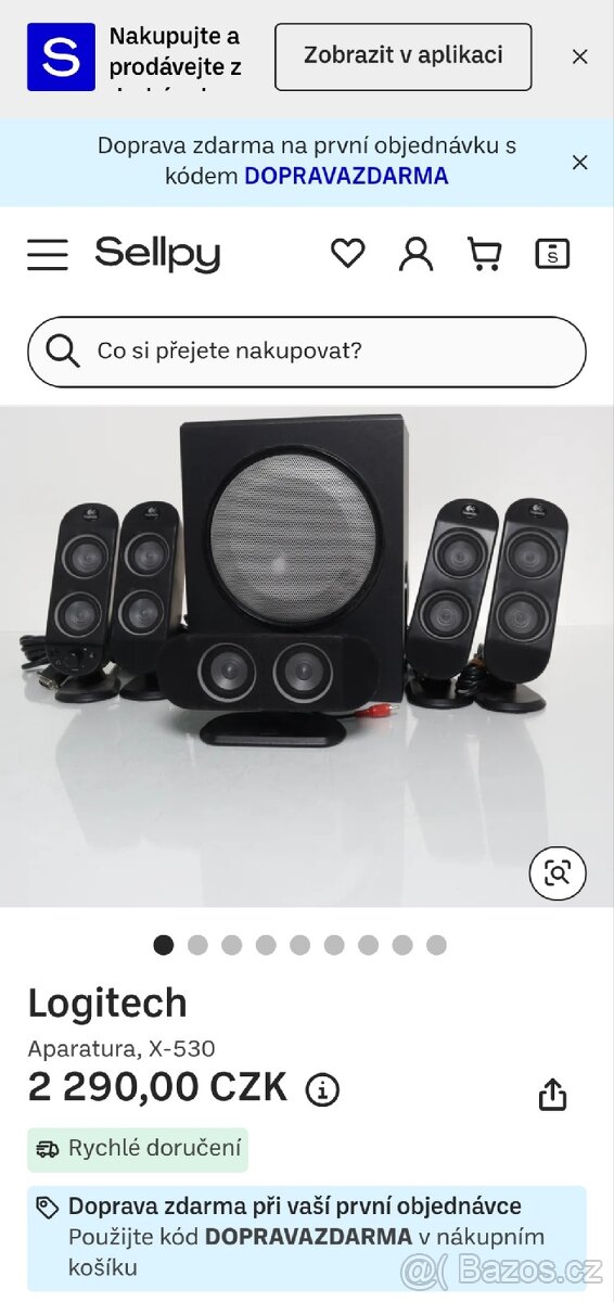 Logitech X-530 5.1 reproduktory k PC - 7