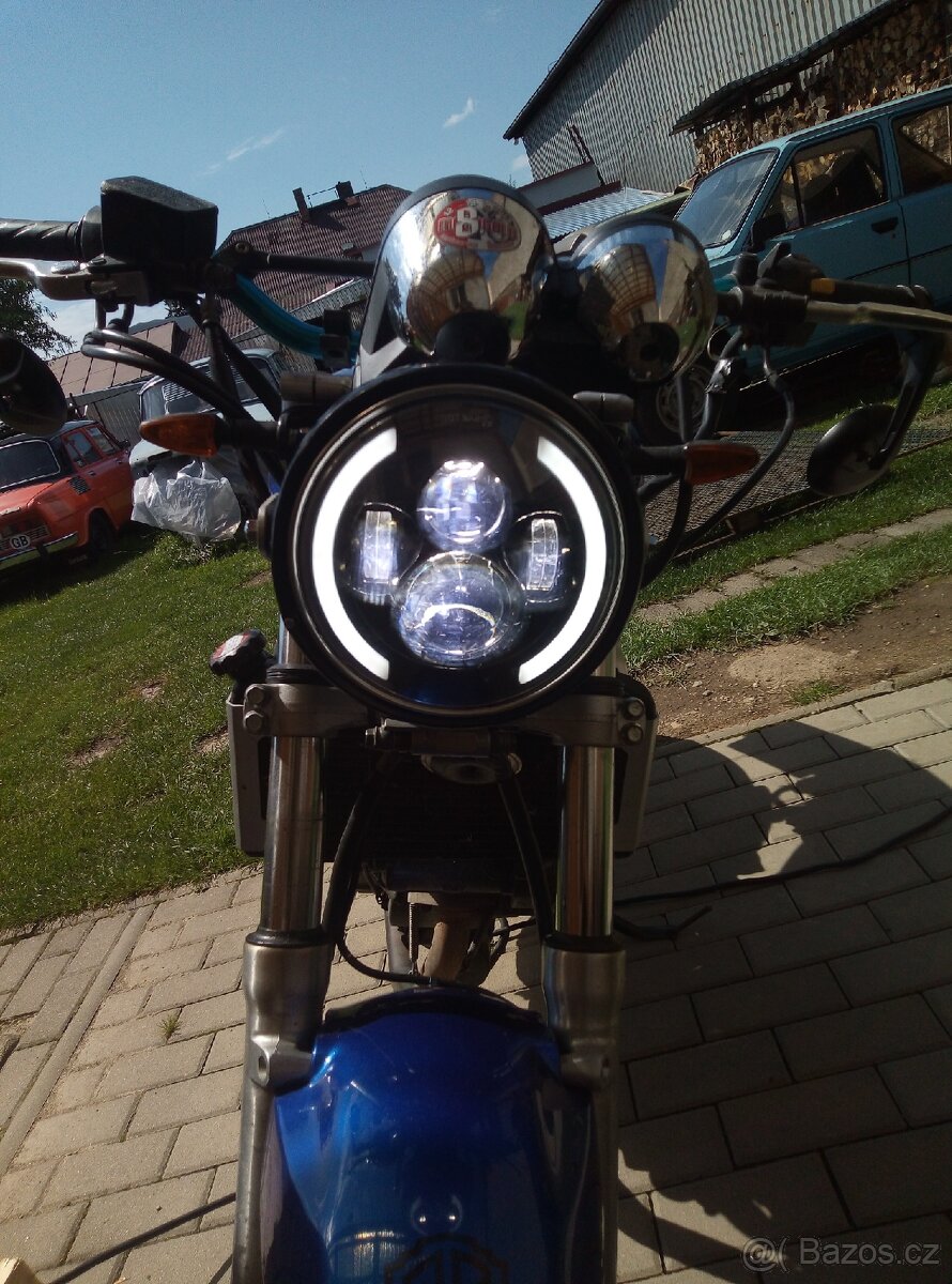 Led světlo + maska moto - 7