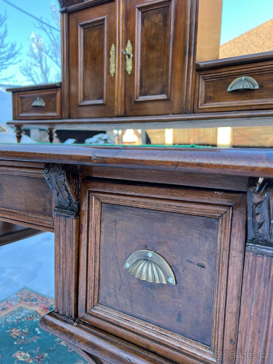 Starožitný psací stůl - 7