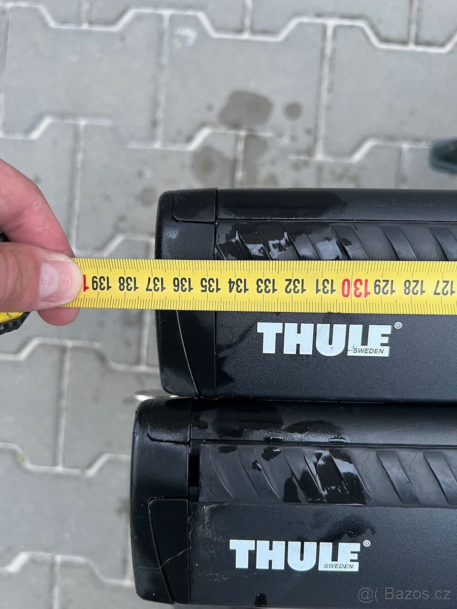 Thule windbar příčníky na střechu - černé provedení 135 cm - 7