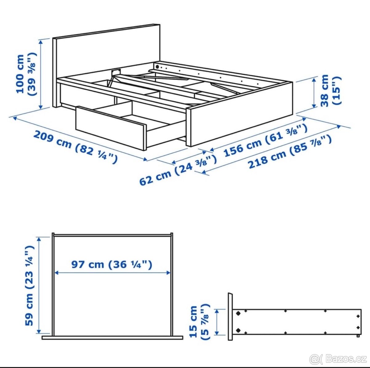Postel IKEA 140x200 - 7
