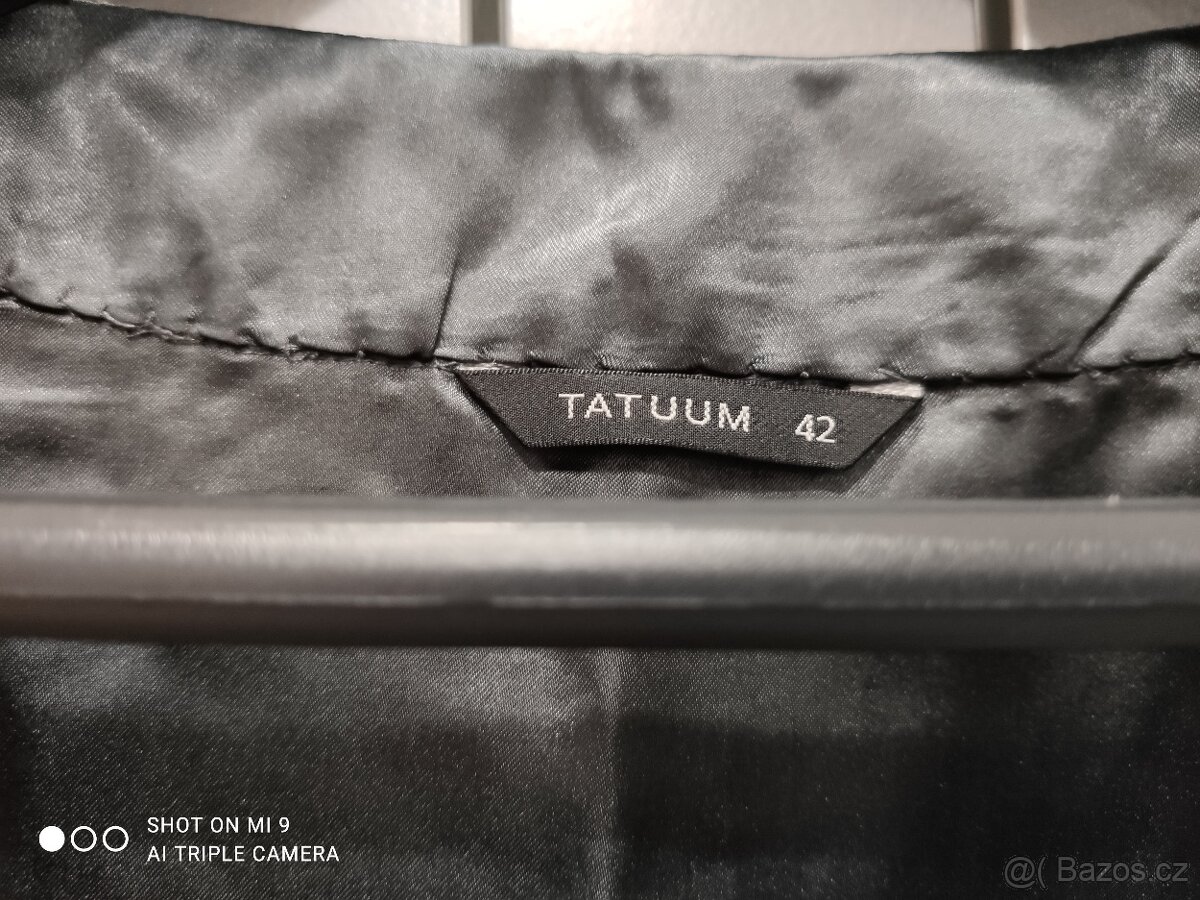 Šedé večerní šaty s kamínky značka TATUUM - 7