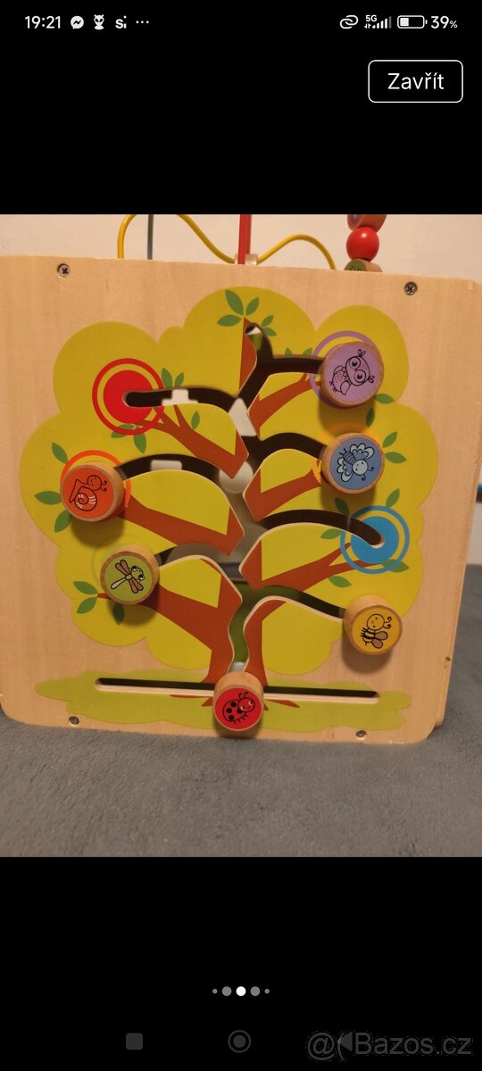 Dřevěná motorická kostka - 7