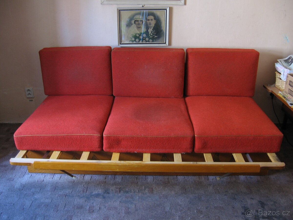 Obývací pokoj retro komplet, 60. léta - 7