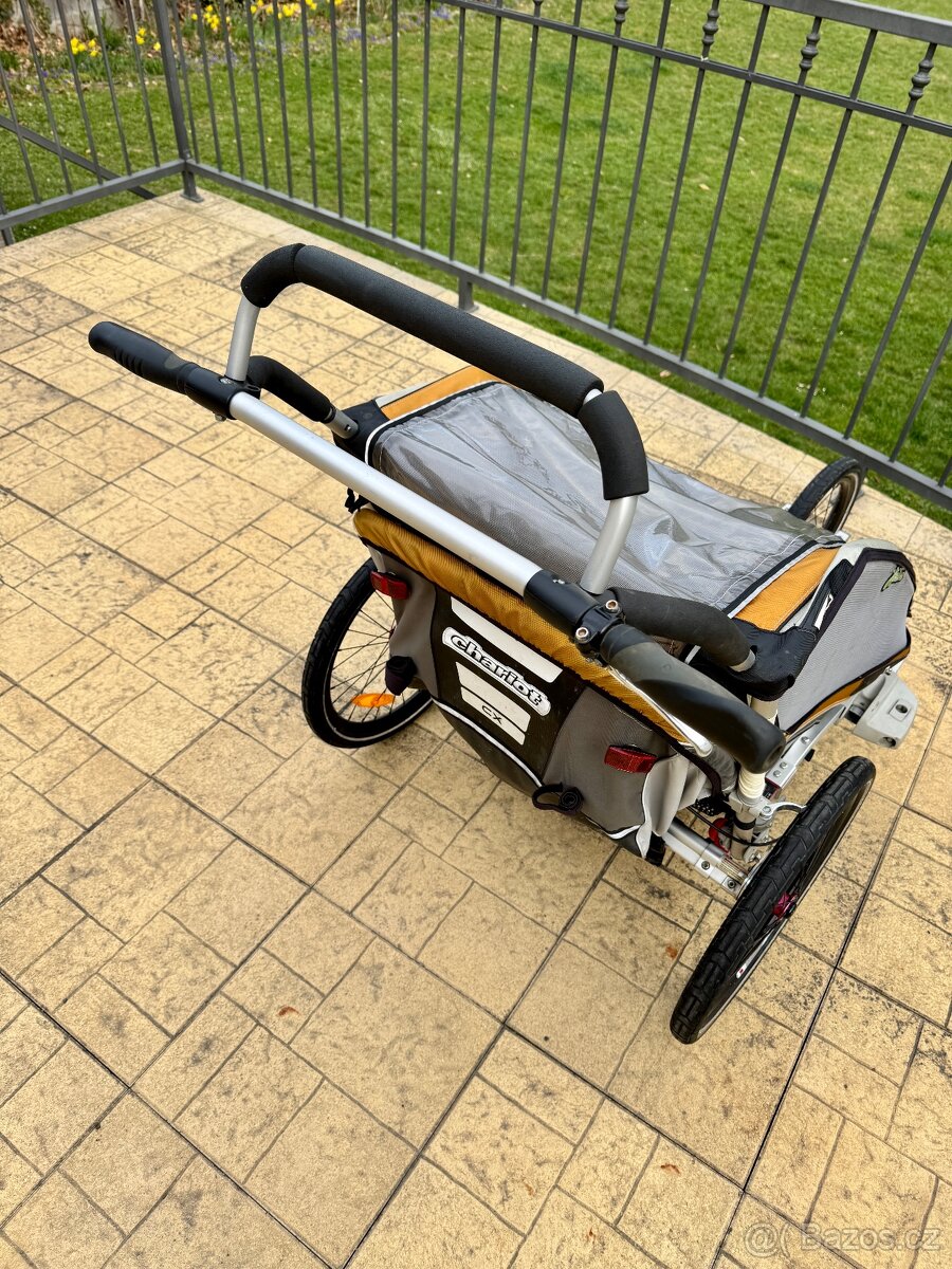 Chariot CX2 – dvoumístný vozík za kolo - 7