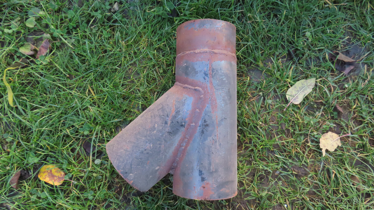 Komín vložka nerez trubka dvířka Y kus - 7