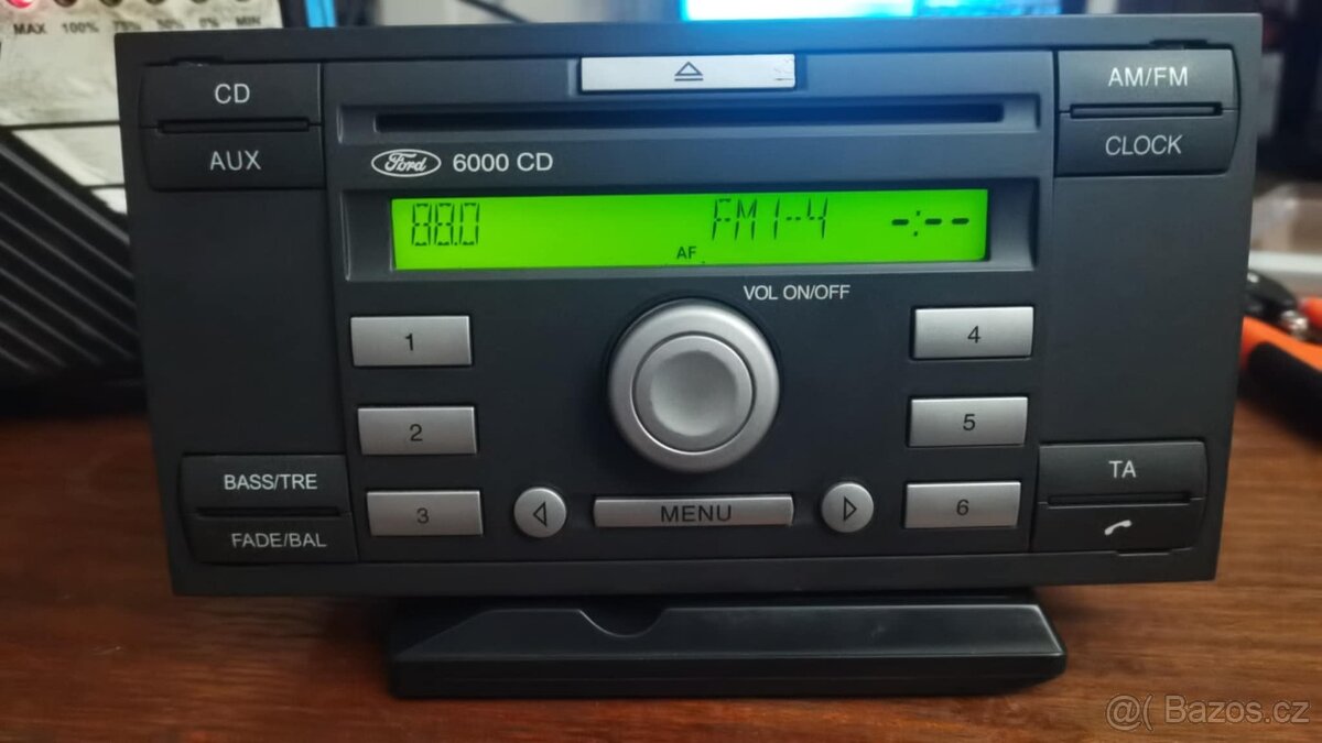 Autoradio FORD 6000 CD + originál kód - 7