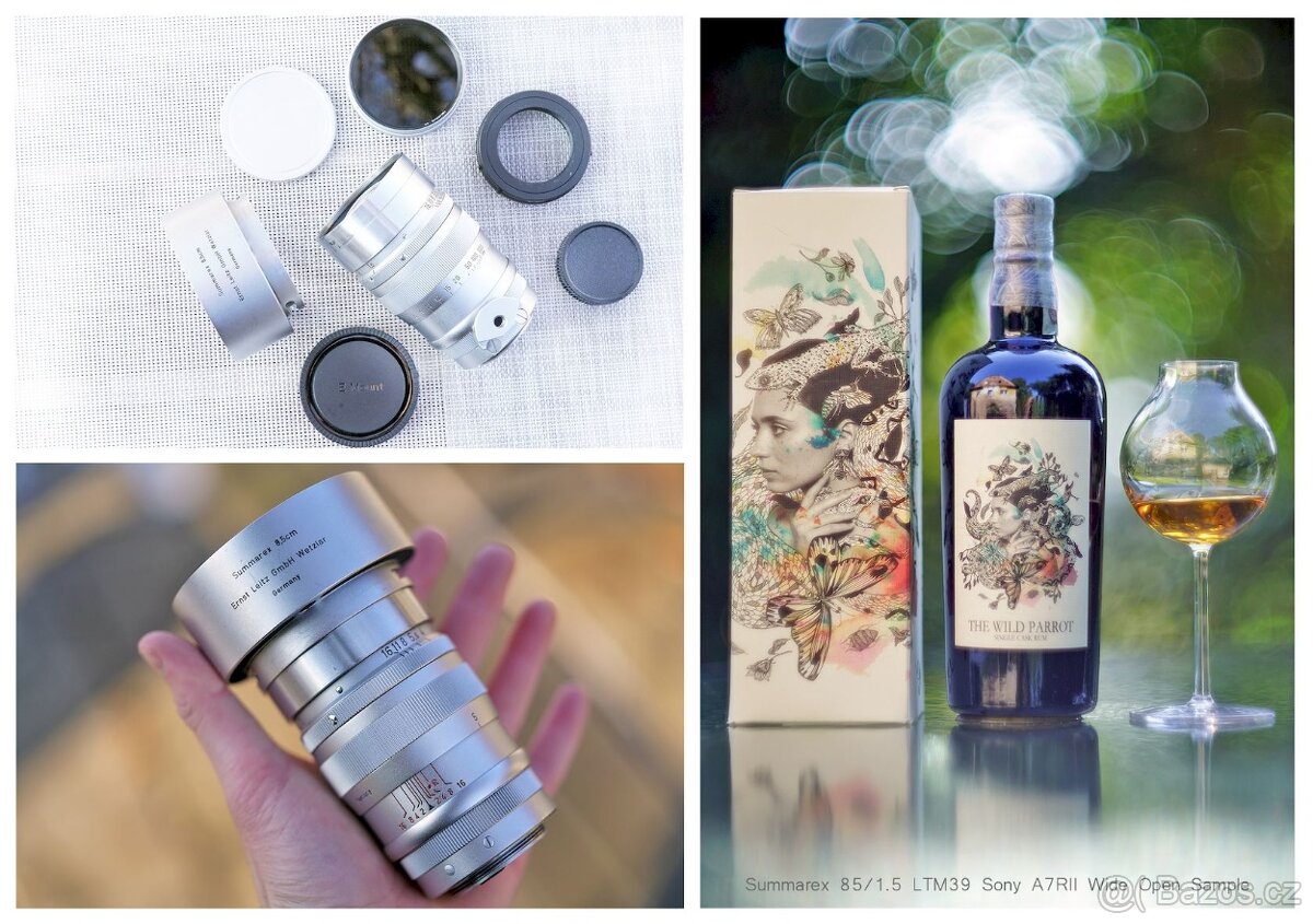 Servisovaný portrétní Leica Germany Summarex 85/1.5 LTM39 - 7