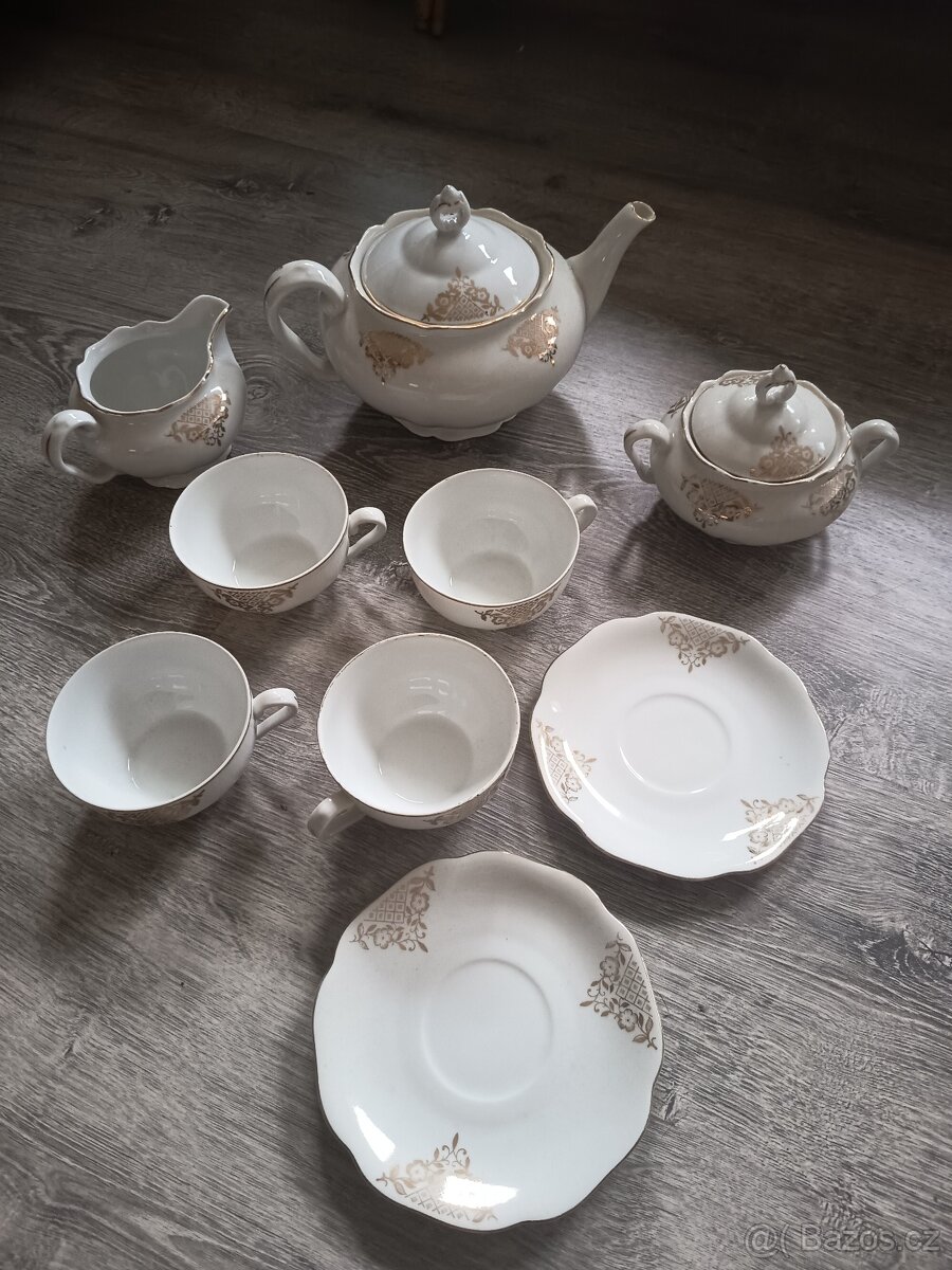 Porcelanový čajový servis - 7