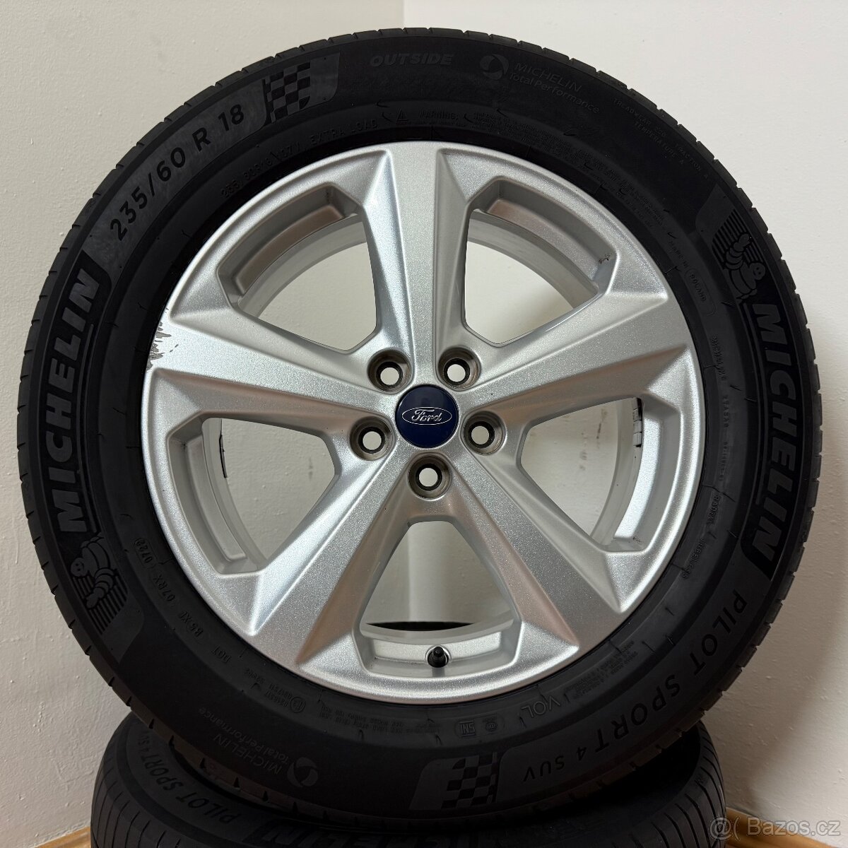 FORD EDGE/KUGA 5x108 R18 ET55+LETNÍ 235/60R18 5mm - 7