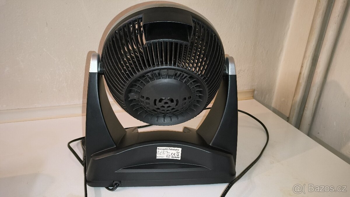 Ventilátor - Větrák černý - 7