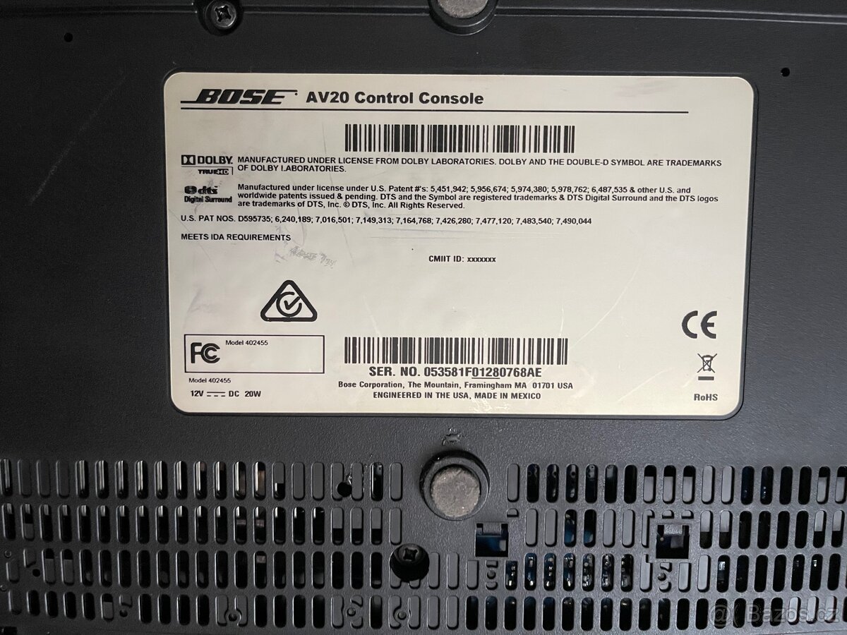Domácí kino BOSE AV20 - 7