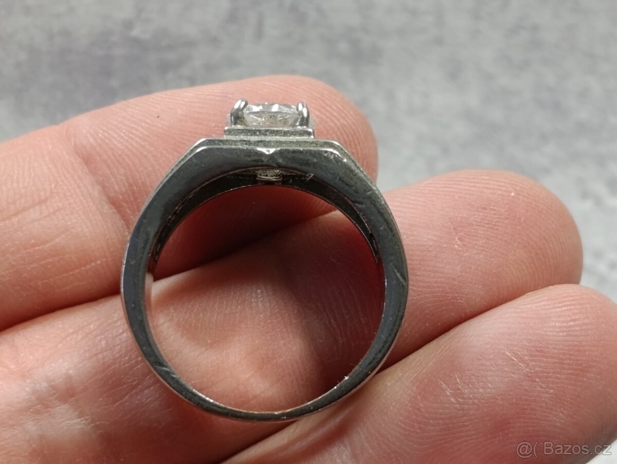 Krásný velmi starý pánský prsten velikost 64 - 7