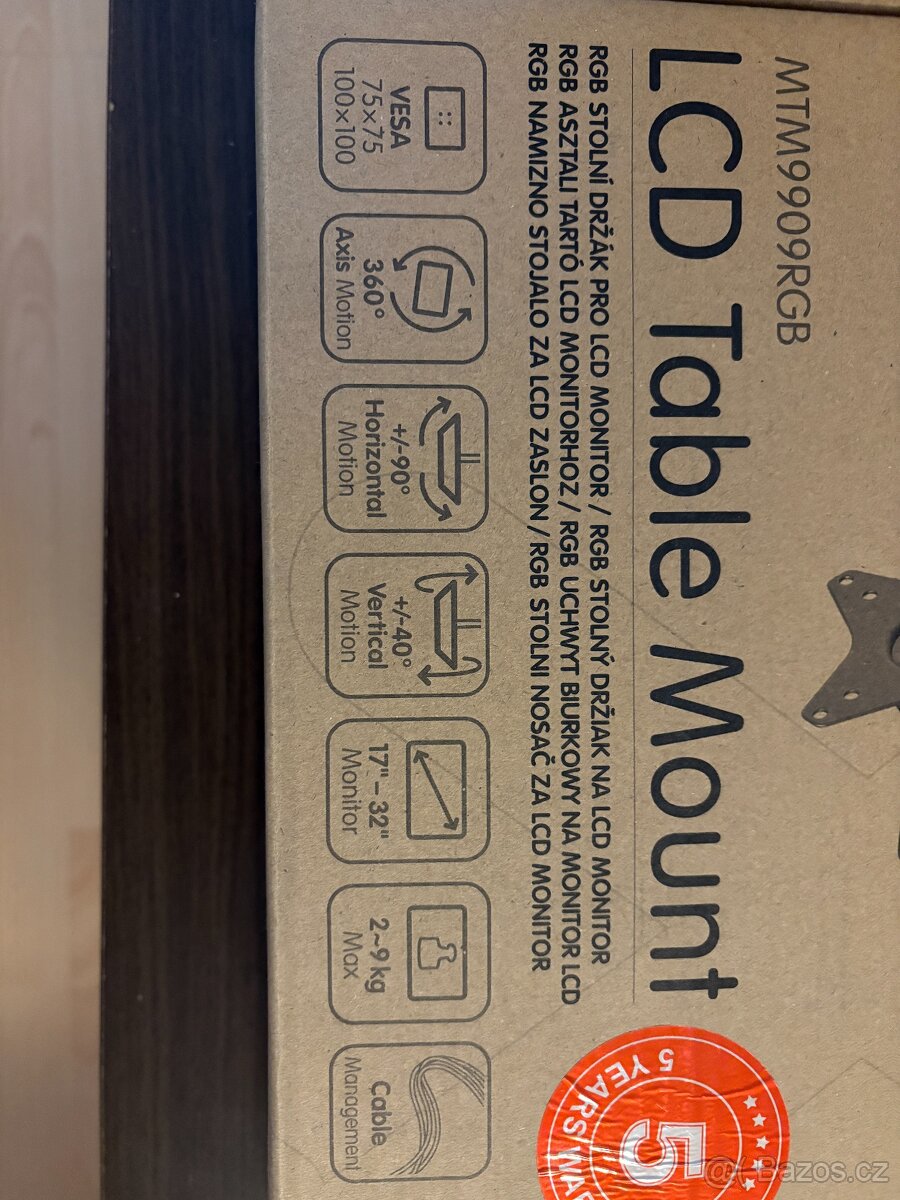 RGB stolní držák pro monitor 17" - 32" - 7