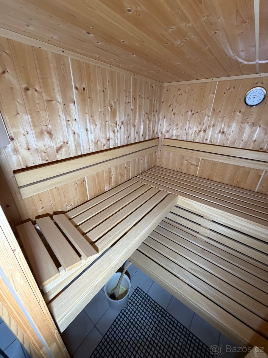 Finská sauna Klafs 198x198x198cm - 7