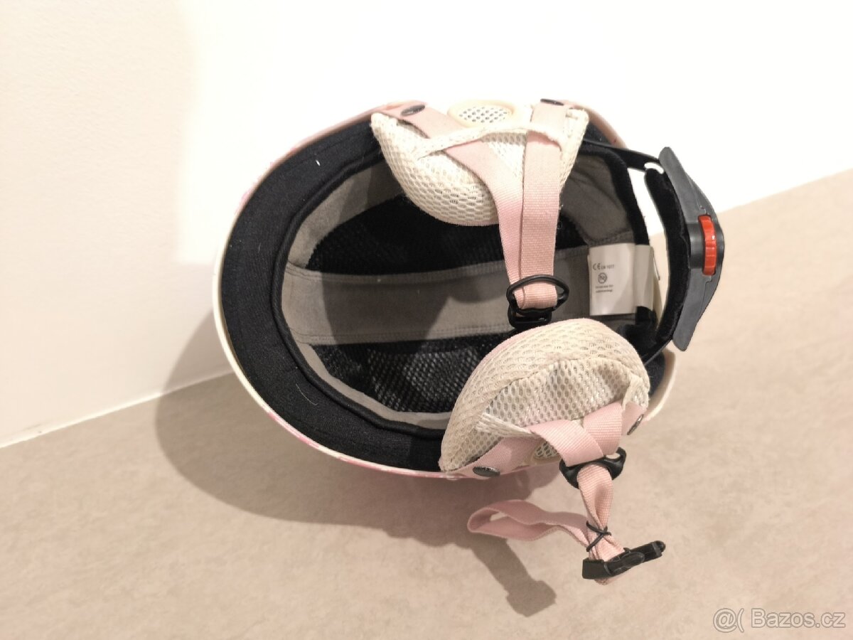 Dívčí lyže 80 a lyžáky a helma - 7