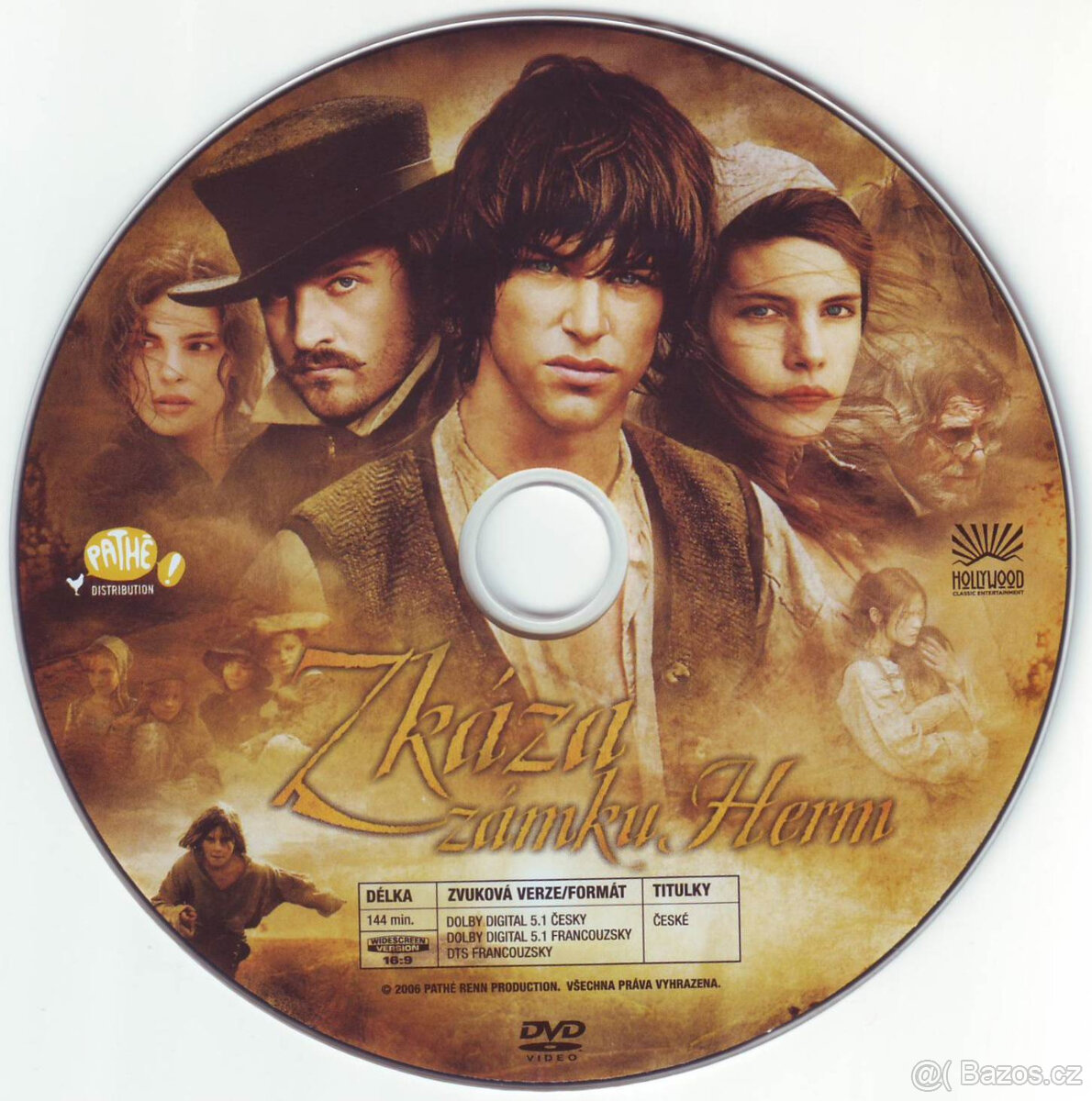 Historické filmy, 7x originál DVD - 7