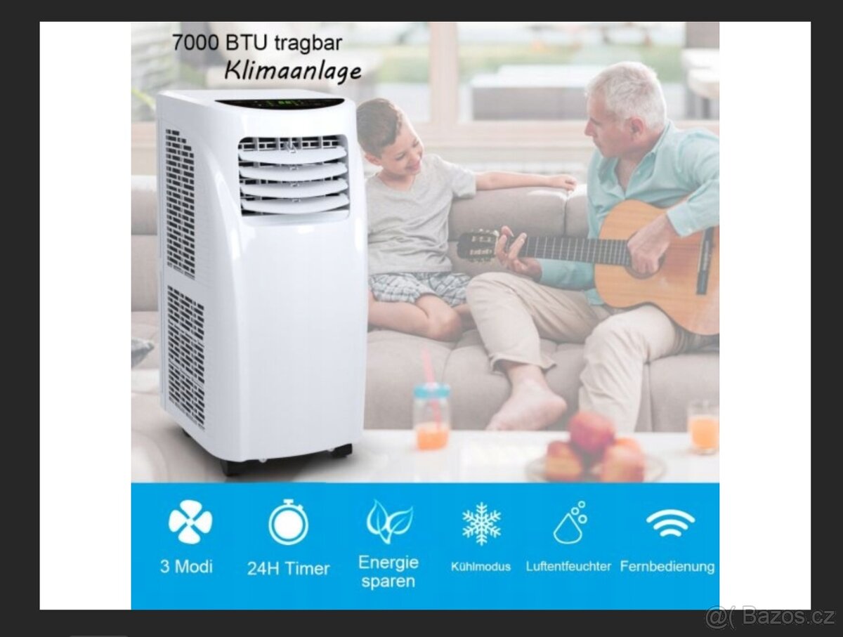 Mobilní klimatizace 7000BTU - 7