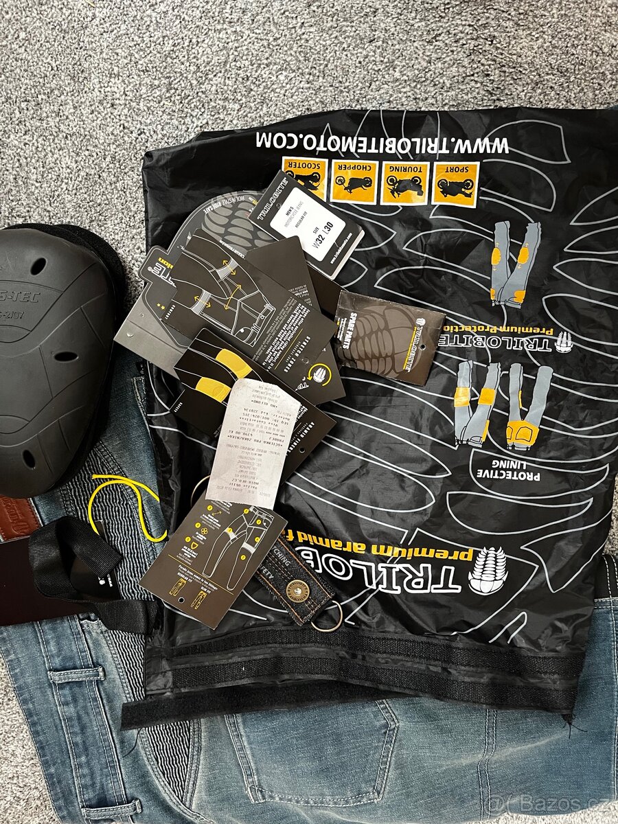 Moto kalhoty pánské trilobite 32/30 - 7