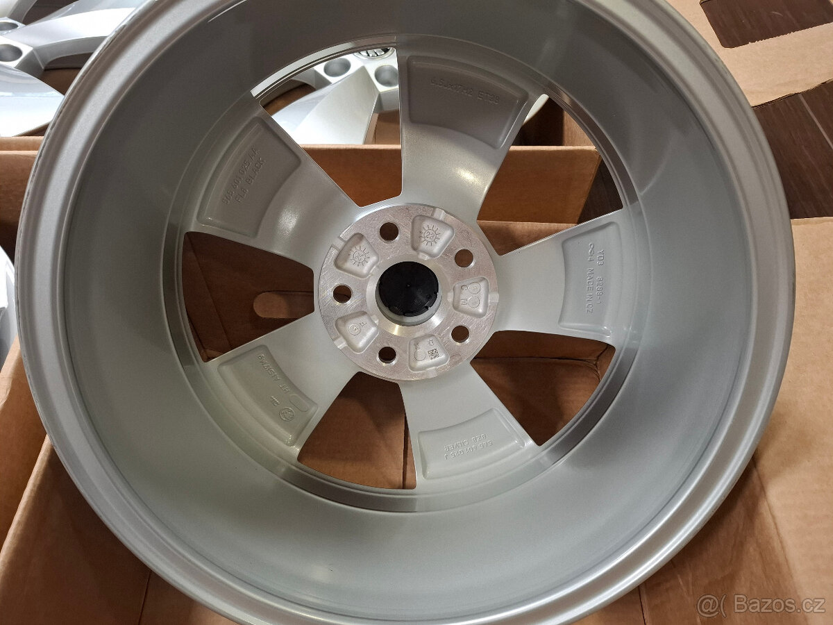 Nové orig. alu disky Škoda Kodiaq 6,5x17 ET38 5x112 4ks - 7