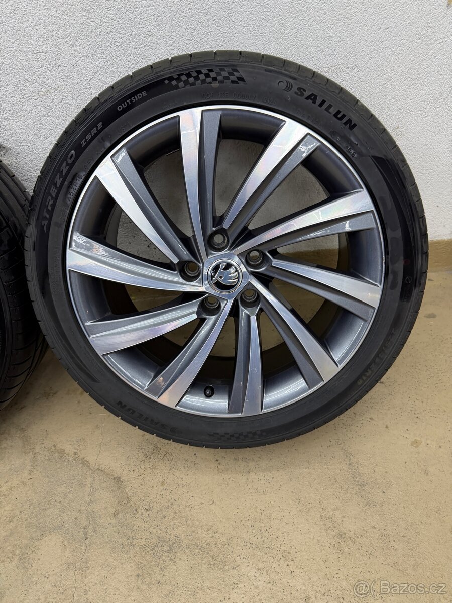 Prodám alu kola +letní pneu - 7