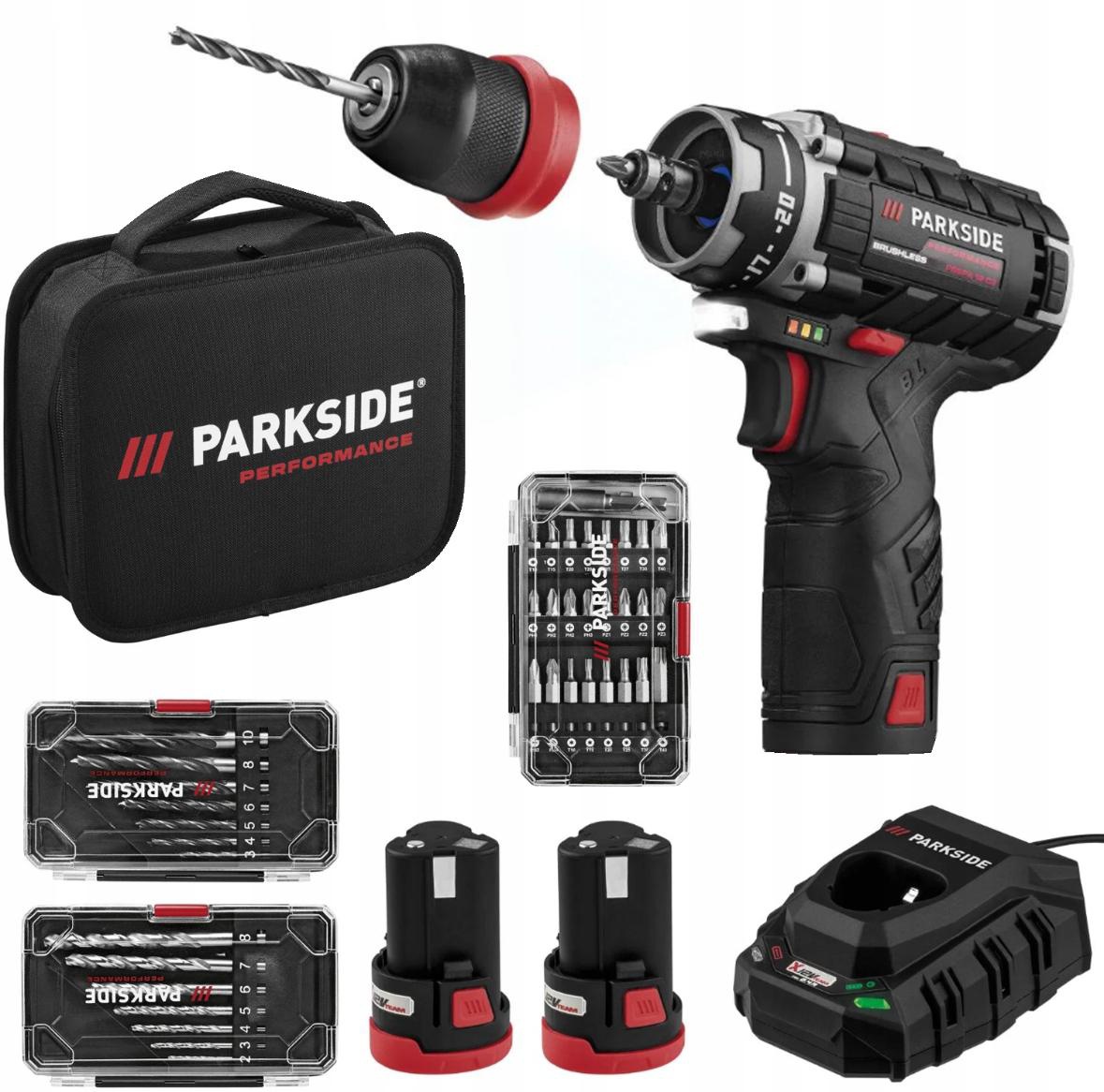 Sada: Parkside Aku vrtačka | +2x baterie, nabíječka - 7