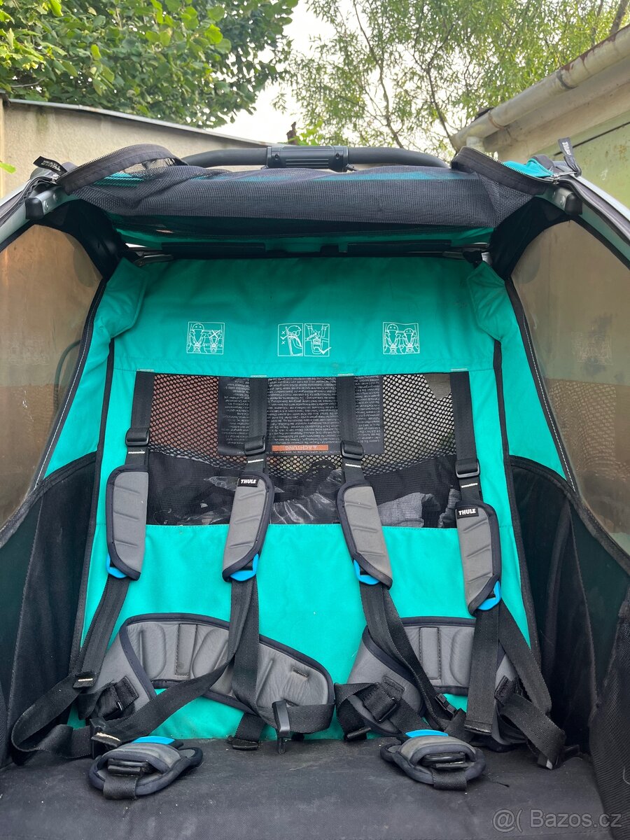Thule Chariot Double + brzdy + velké přední kolo - 7
