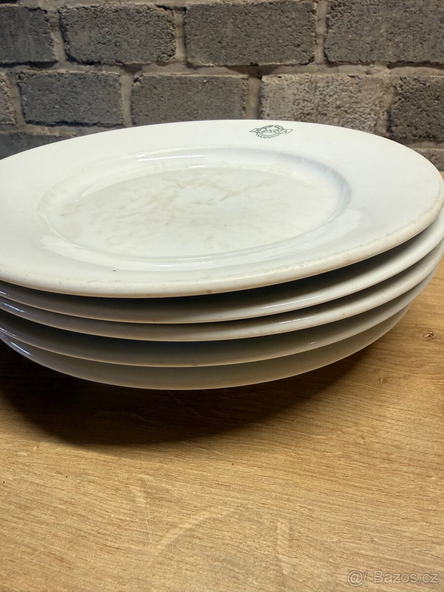 Retro talíře JEDNOTA – 5 ks - 7