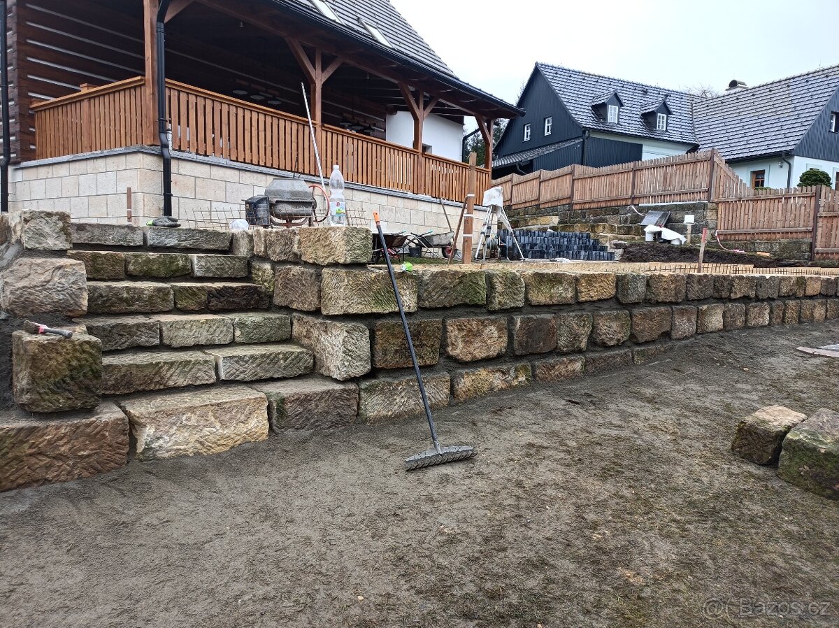 Kamenné stavby a realizace gabionu - 7