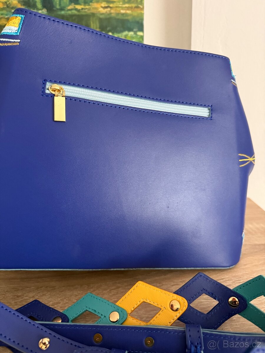 Sara Iris kožená vyšivaná kabelka Dajana Rodriguez - 7