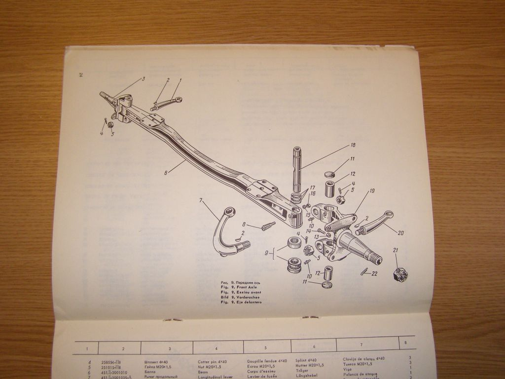 Prodám katalog náhradních dílů UAZ 451 - 7